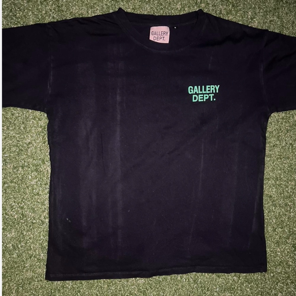 Gallery Dept Black Shirt (Green)
